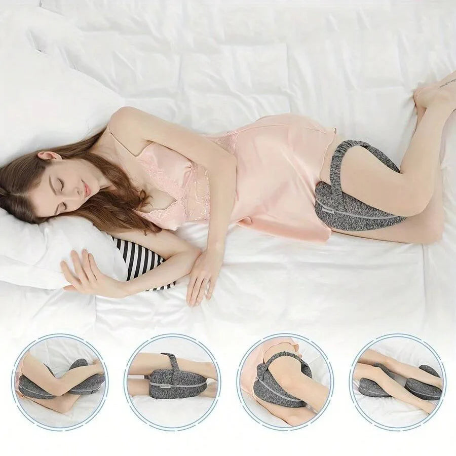 Slow Rebound Pillow，Slow Rebound Heart-Shaped Couple's Pillow for Leg Support - Ideal for Women As A Knee Cushion