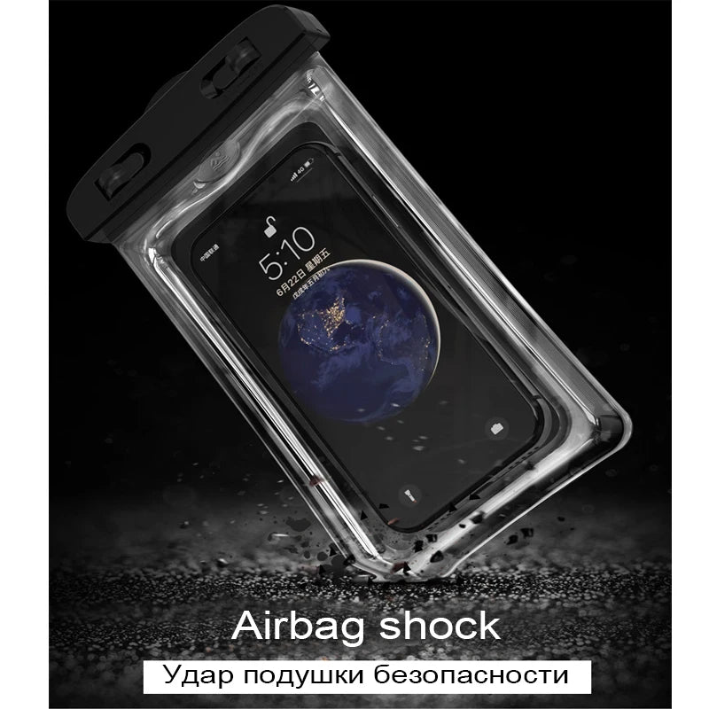 Waterproof Phone Case Swimming Floating Airbag Mobile Phone Bag