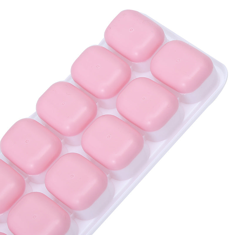 14 Grids Fruit Ice Maker with Removable Ice Cube Trays Reusable Silicone Ice cube Mold  Lids Kitchen Tools Freezer Summer Mould