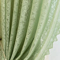 Lace Beaded Modern Simple Window Screen Curtains for Living Dining Room Bedroom