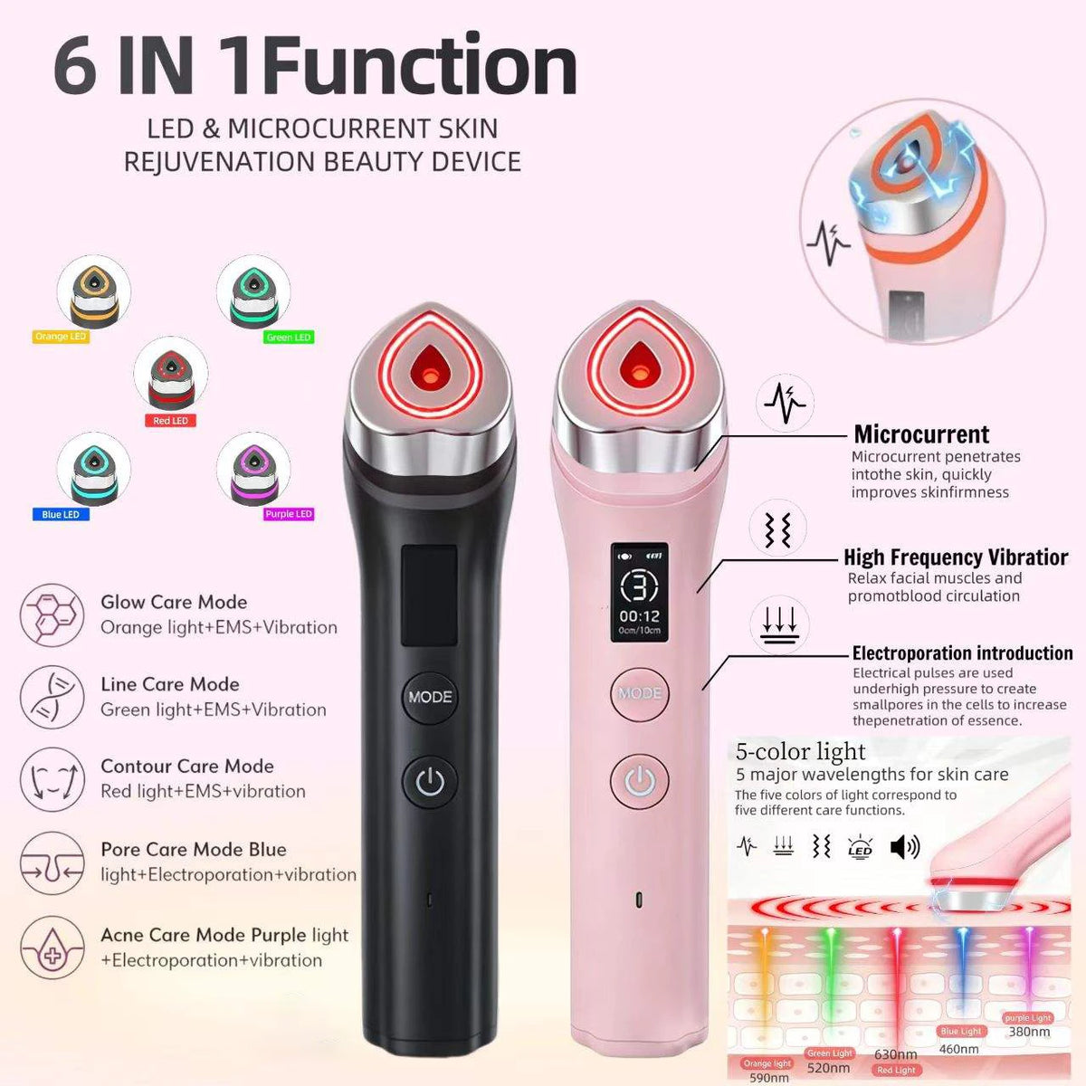 Age-R Booster  Skin Care Facial Home Beauty Device Facial Skin Care Tools Face Care