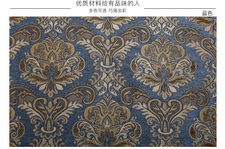 Jacquard Chenille Sofa Fabric European Style High Precision for Upholstery Home Decor Drapery Covers By Meters