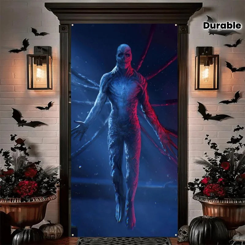 2D Halloween Christmas Banner Sign
