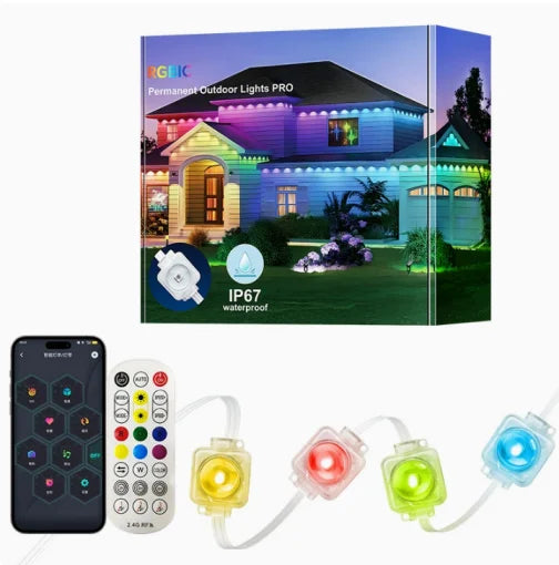 Smart IP67 Waterproof Outdoor Eaves Lights