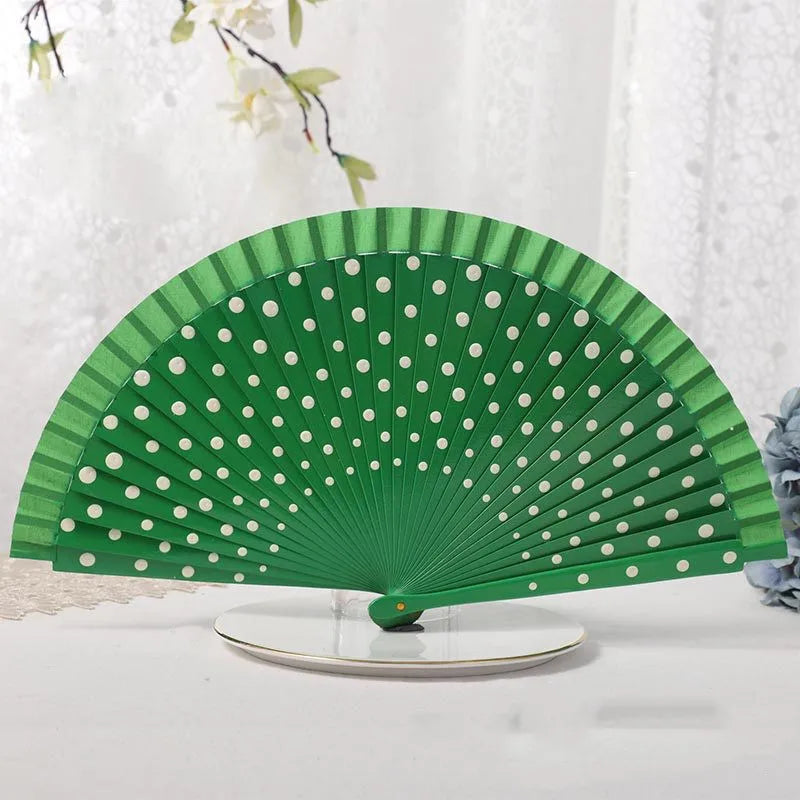 1pc Spanish Dance Performance Wooden Fans  Wedding Decoration Clothing Accessories Folding Fan
