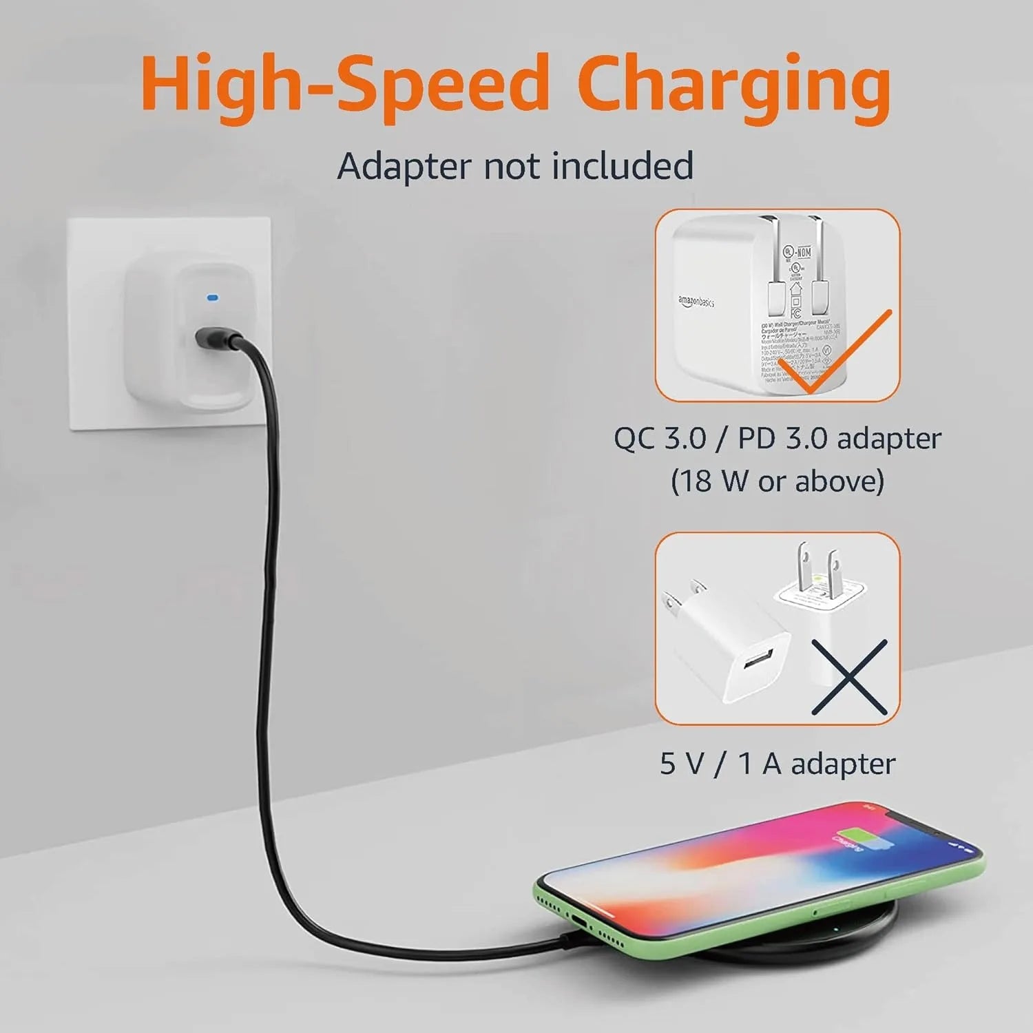 30W Wireless Charger Stand Pad Mobile Phone Fast Charging Station for iPhone17 16 15 14 13 Pro XR 8 XS Max Samsung Note Xiaomi