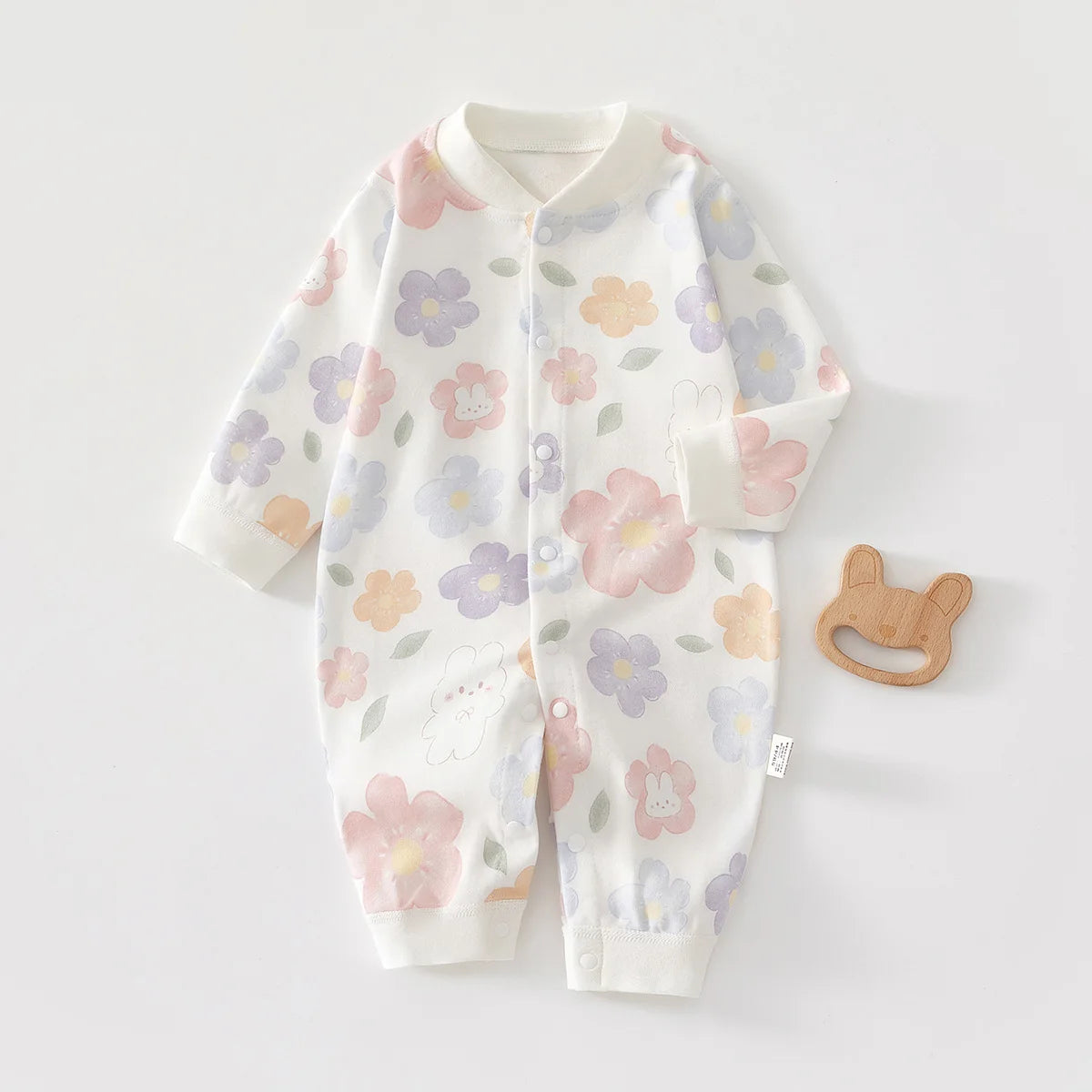 Aynigiell Spring &amp; Autumn 0-12 Months Baby Jumpsuits