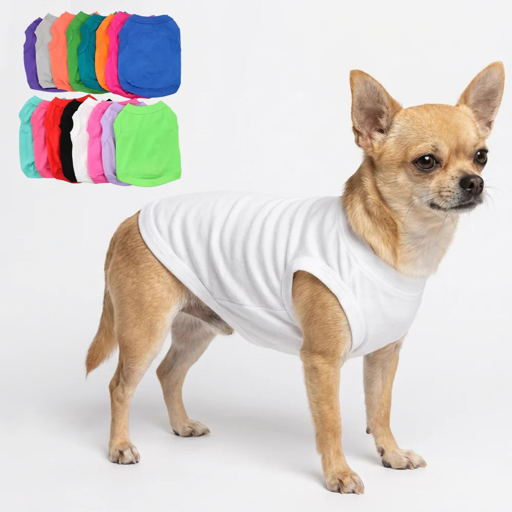 Soft Cotton Blank Dog Shirt