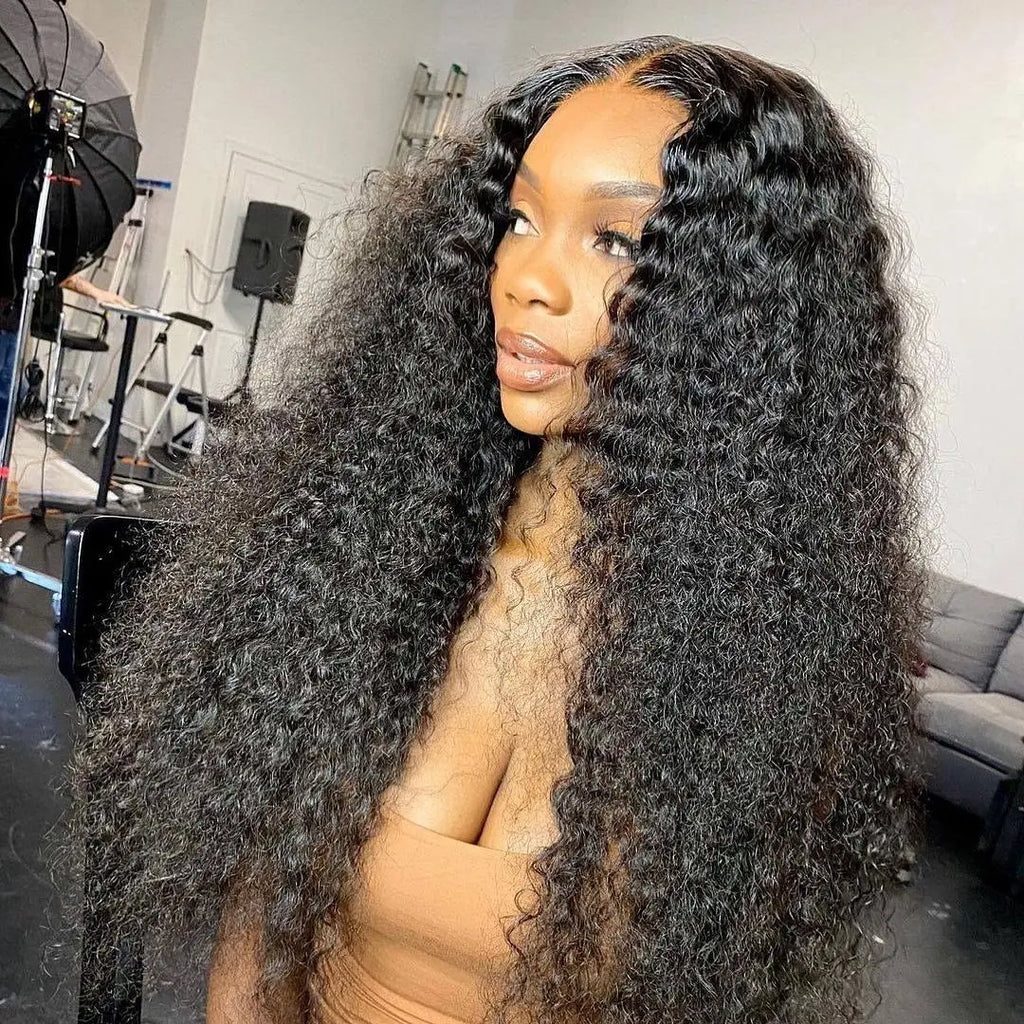 HD Lace Wig 13x6 Human Hair Natural Color Deep