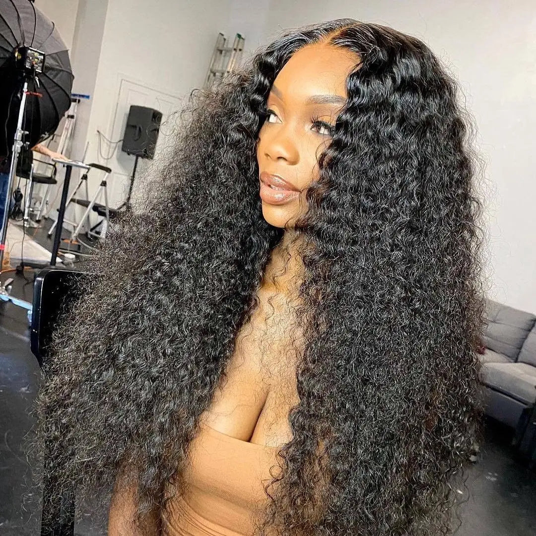 HD Lace Wig 13x6 Human Hair Natural Color Deep