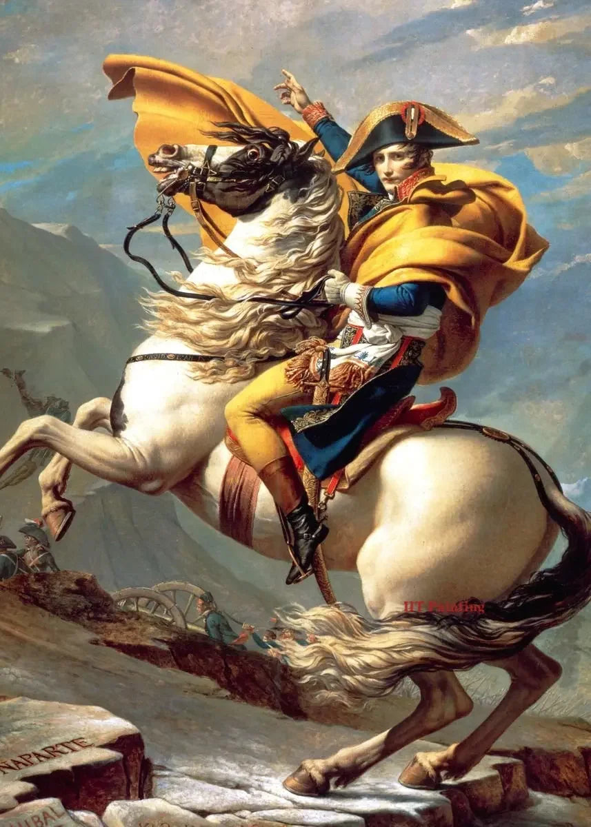 Vintage Classic Napoleon Bonaparte Coronation Wall Art, Canvas Print Poster, Suitable for, Home, Living Room, Office Decoration