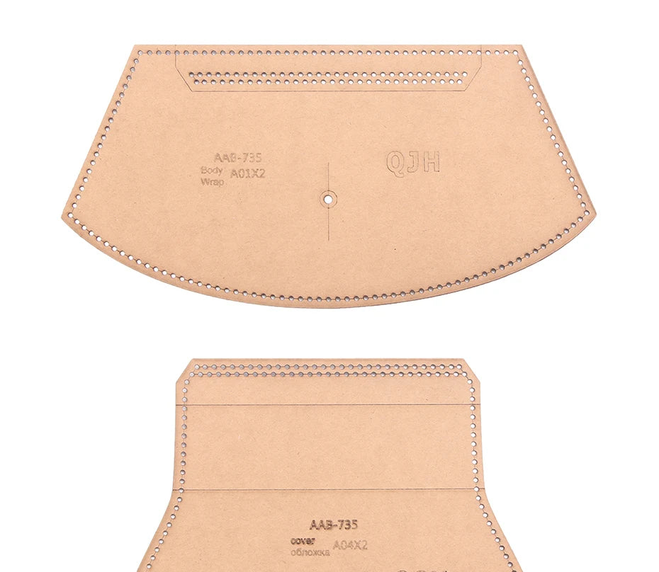 DIY Handmade Leather Goods Kraft Paper Template For Lady Purse,Single Shoulder,Underarm Bag, Cross-Arm PBag, Sewing Pattern