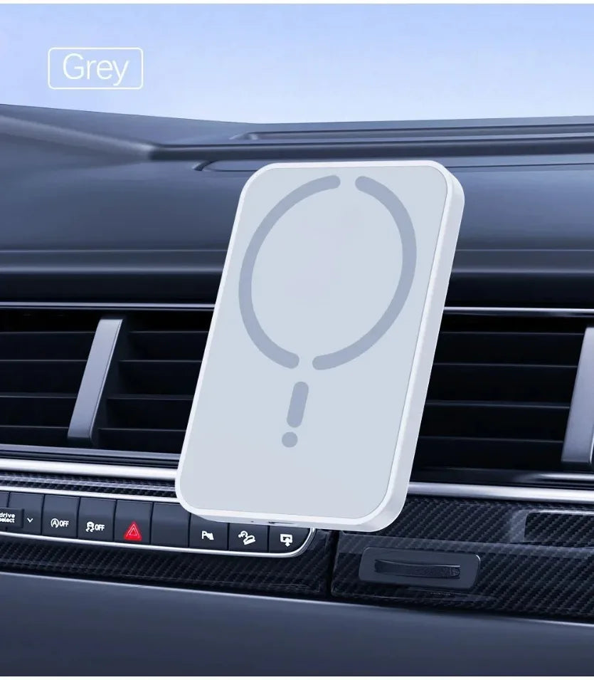 VIKEFON Car 15W Quick Wireless Charger Air Out Magnetic Phone Holder Stand For Magsafe iPhone 17-12 Pro Max Air Vent Charging