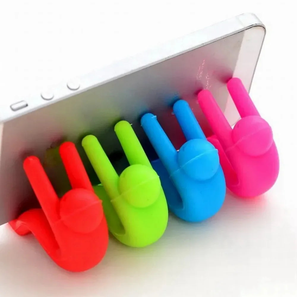 Silicone Support Pan Pot Lid Holder Anti-Overflow Pot Clip Kitchen Tools Stand Mobile Phone Chopstick Spoon Holder Stand Gadgets