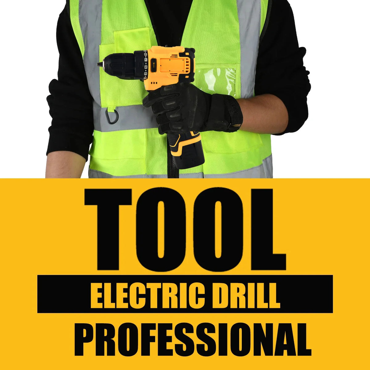 16.8V Brushless Electric Drill 35NM Cordless Drill Mini Electric