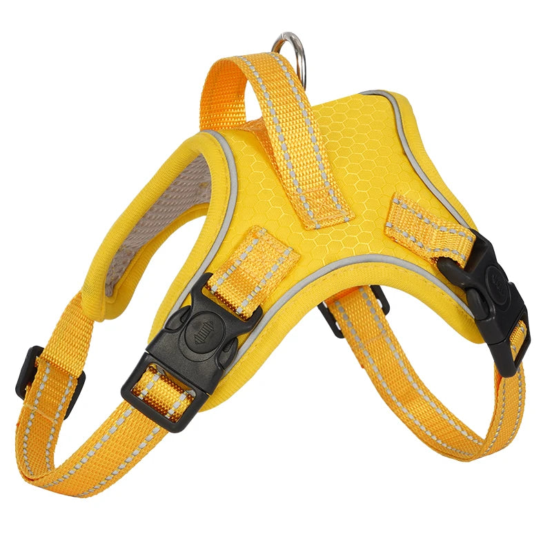 Dog Harness Pet Saddle Quick Wear Structure Protection Ultra Light Chest Strap Safety Anti Break Explosion Proof Dog Vest