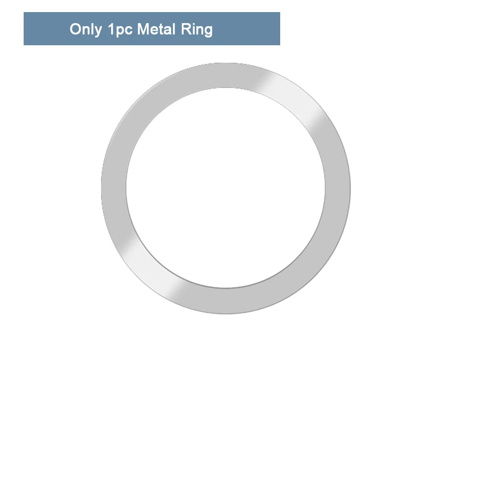 4pcs/3pcs/1pc/lot Metal Ring Plate For Magsafe Sheet Sticker iron Ring For iPhone 14 15 Magnetic Phone Holder Wireless Charger