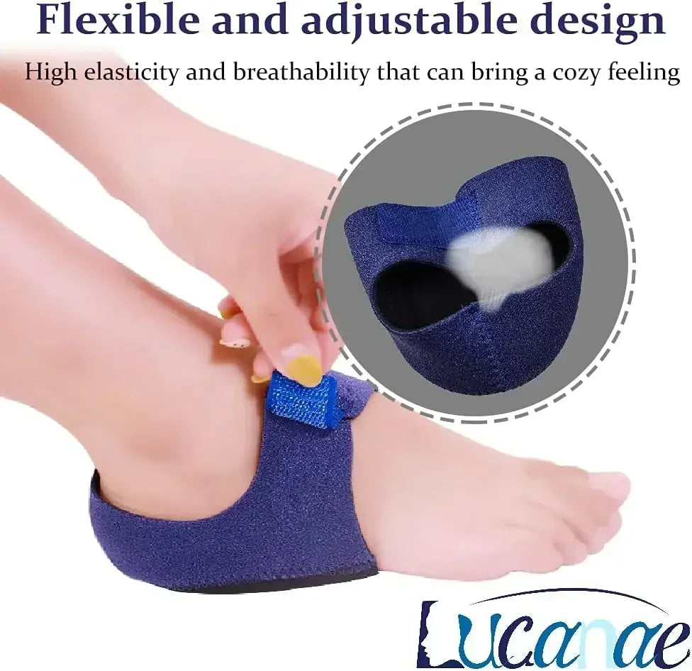 Heel Protectors,Heel Cups for Plantar Fasciitis Heel Pain Relief Protectors for Heel Spur, Cracked Heels, Achilles Tendonitis