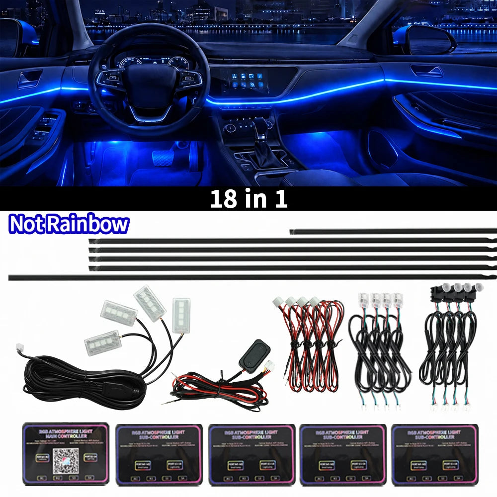 Symphony Ambient Lights Car RGB App Control LED Interior