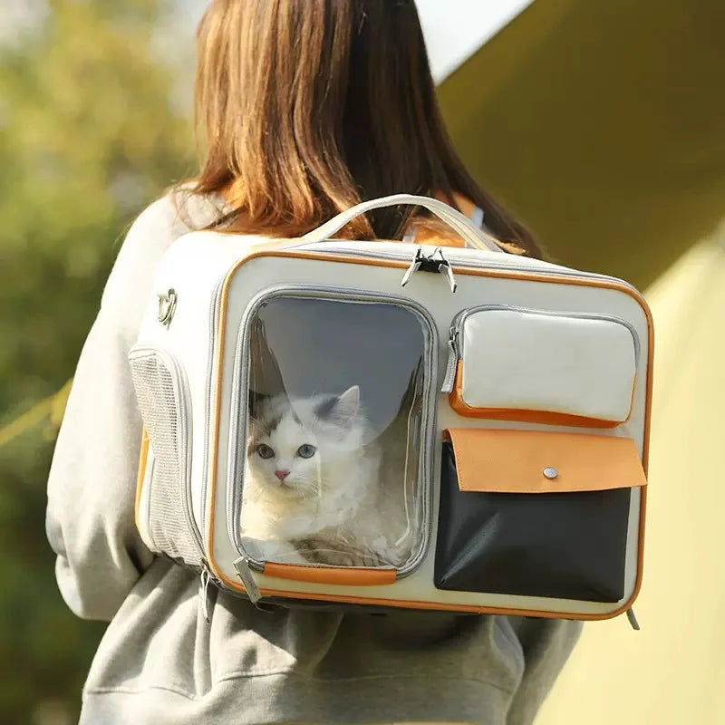 Cat Backpack Carrier, Holds up to 15KG
