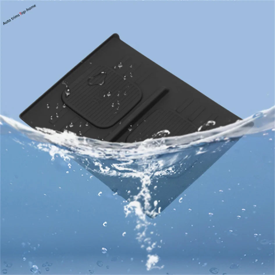 Silicone Center Console Wireless Charger Protection Pad upgrade Silica Gel Cover For Hyundai Santa Fe 2024 2025 Car Accessories