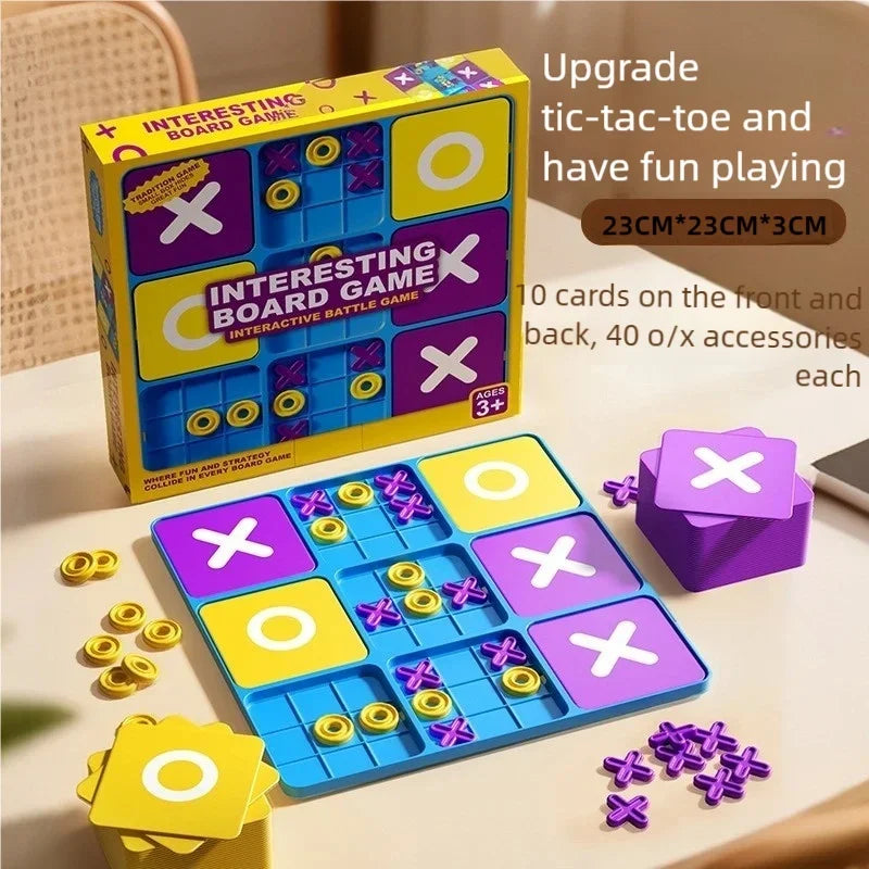 New Tic-Tac-Toe Board Game | Kids Logic Thinking Training | Early Learning Tabletop Toy