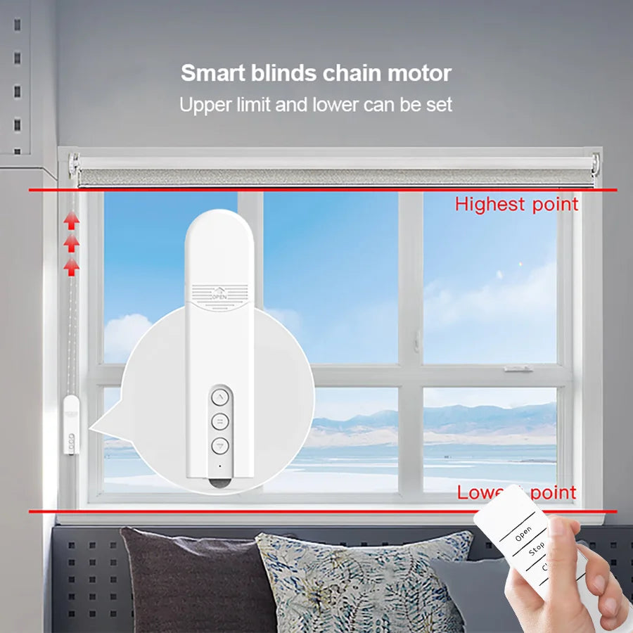 Intelligent Household Electric Curtain Roller Shutter Robot, Equipped with Bluetooth Remote Control Electric Roller Shutter Moto