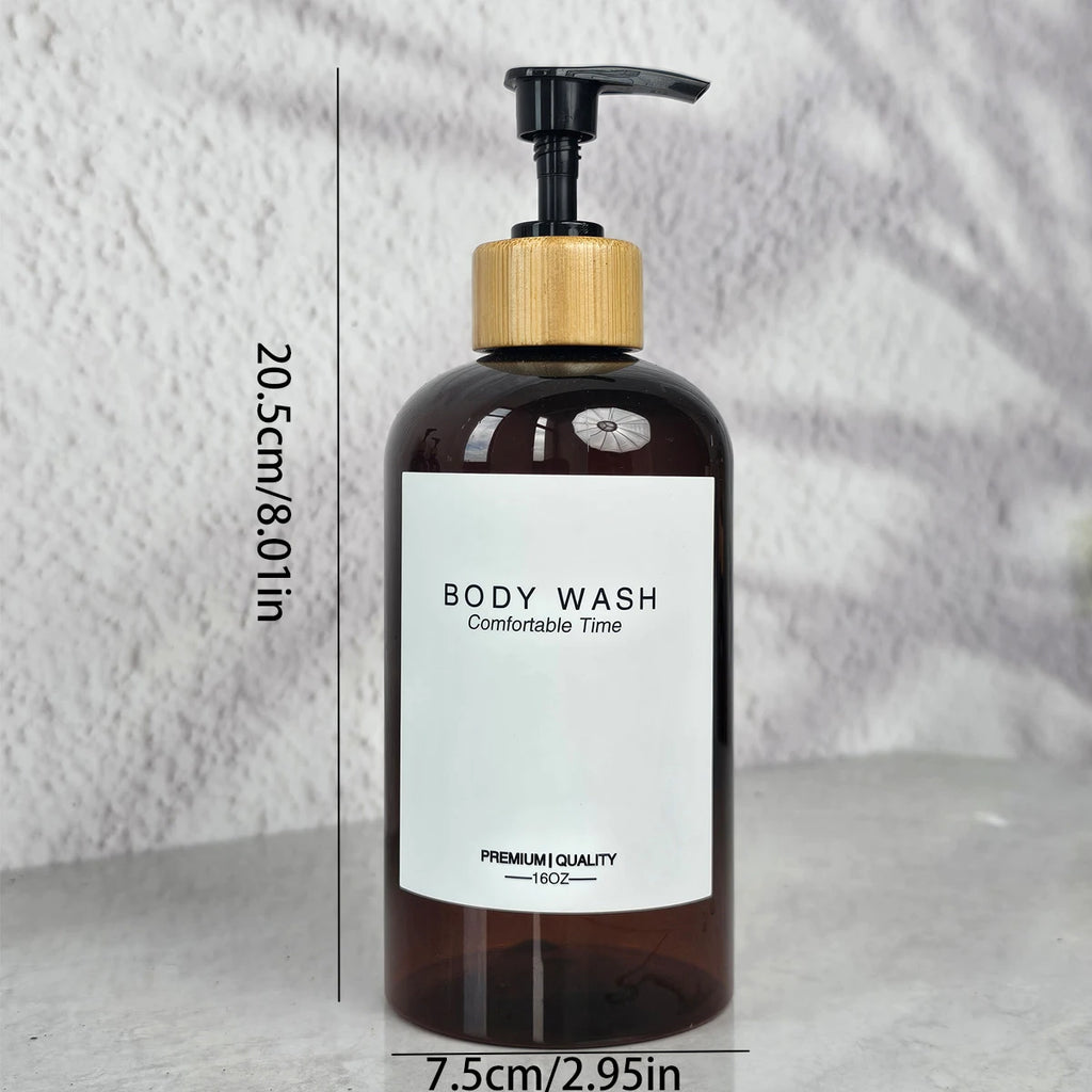 Boston Shower Soap Dispenser Bathroom Liquid Shampoo Soap Bottle Refillable Kitchen Hands and Dish Soap Bottle for Home Decor