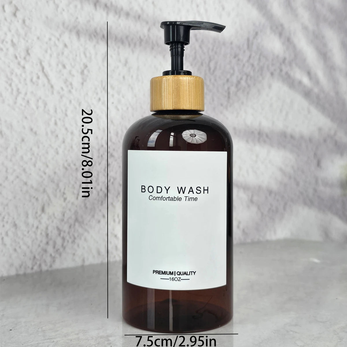 Boston Shower Soap Dispenser Bathroom Liquid Shampoo Soap Bottle Refillable Kitchen Hands and Dish Soap Bottle for Home Decor