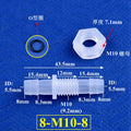 5~200Pcs M6~M10 To 3~8mm PP Pagoda Direct Connectors Hex Nut O-Ring Aquarium Tank Air Pump Adapter Garden Irrigation Hose Joint
