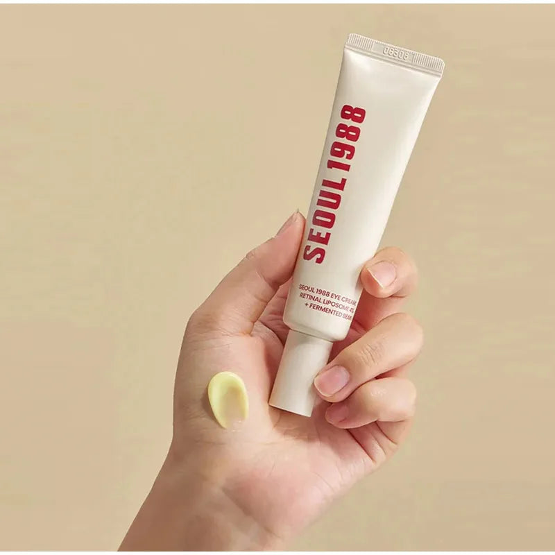 Seoul 1988 Retinol Ginseng Eye & Face Cream Serum Set Firming Moisturizing Anti-aging Diminish Lines Wrinkles Skin Care Essence