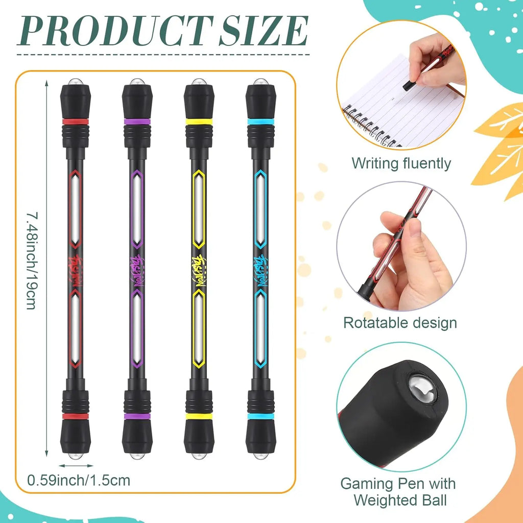 Spinning Pen Rolling Finger Rotating Pen Gaming Trick Stress
