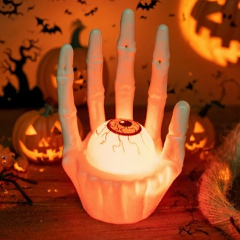 1-10PCS Halloween Party Table Decoration Prop Pumpkin Light Ghost