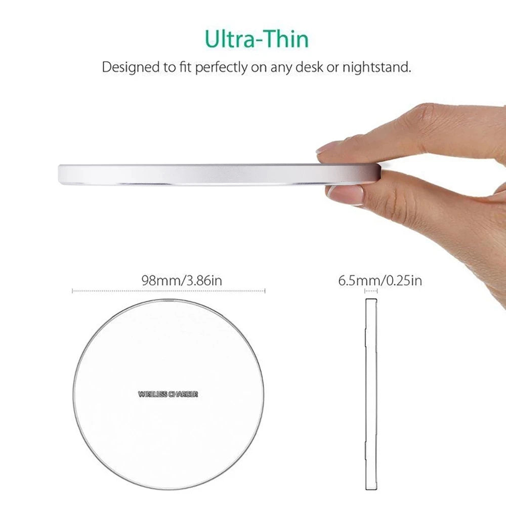 15W Type-C Wireless Charger Pad Receiver Kit For Samsung S20 S10 S9 S8 Wireless Adapter Coil For iPhone13 11 Pro 8 7 6S 6 5