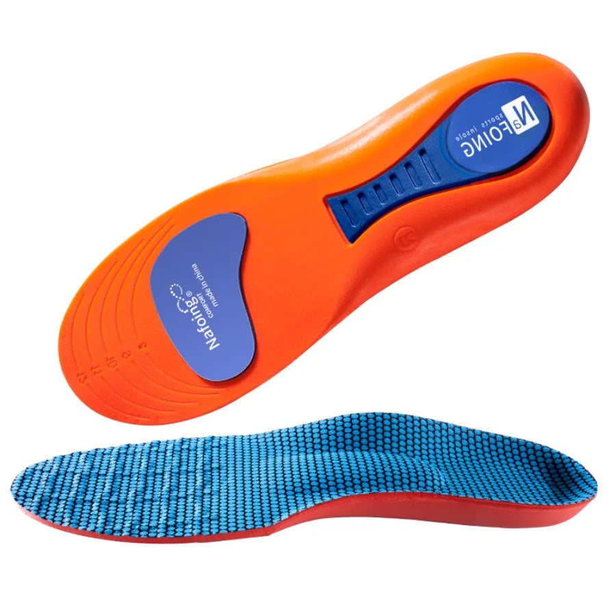 Sport Orthopedic Insoles for Feet Men Women EVA Breathable Shock Absorption Shoes Insole for Running Basketball Sport Care Pads