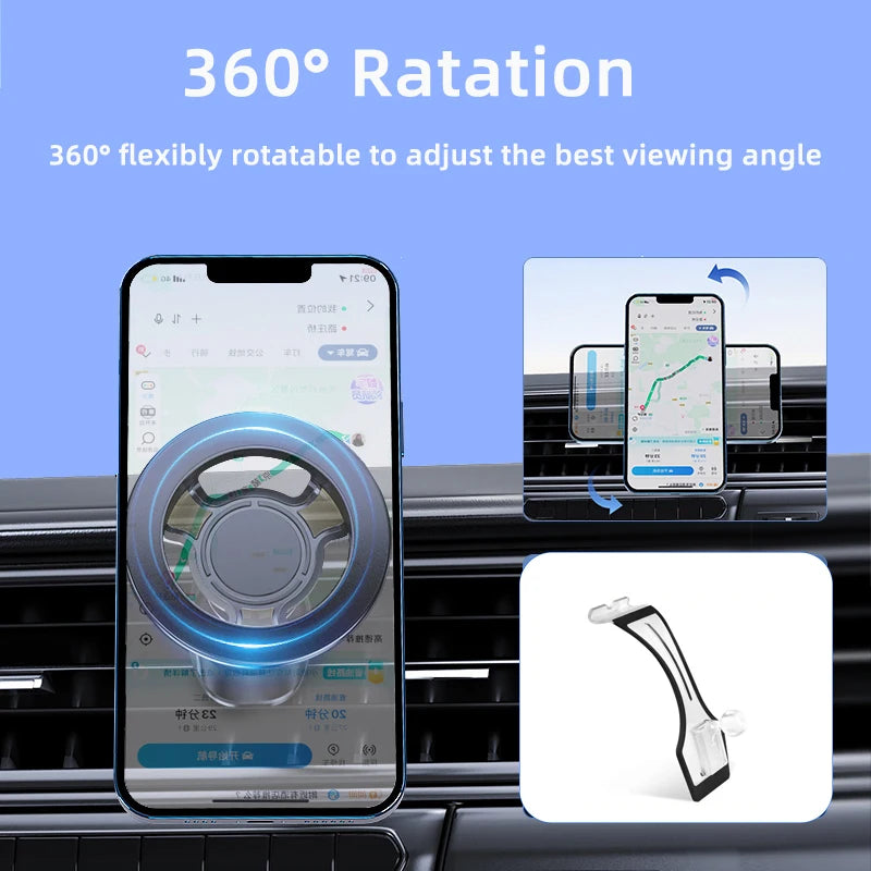 Special Car Phone Holder For Mercedes-Benz E Class E250 E300 E350 2017 2018-2023 Magnet Wireless Charger For MagSafe Accessories