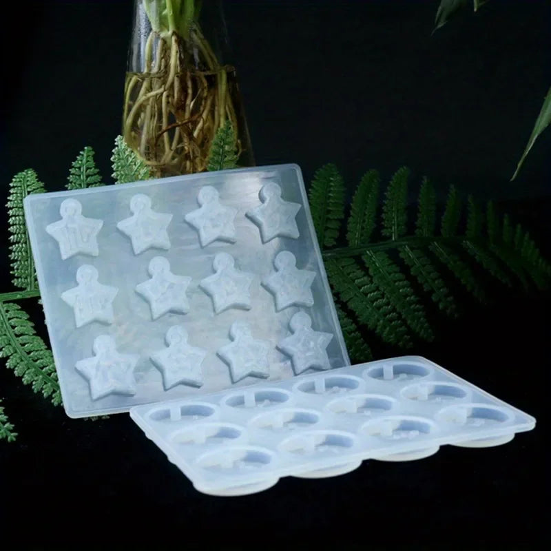 12 Zodiac Constellation Resin Molds Round Star Zodiac Sign Epoxy Silicone Casting Mould for DIY Jewelry Crafts Making Supplies