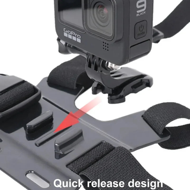 5 in 1 Mobile Phone Chest Strap Mounting Holder First Angle Video Record Life Phone Bracket Fixed Live Broadcast Accessories