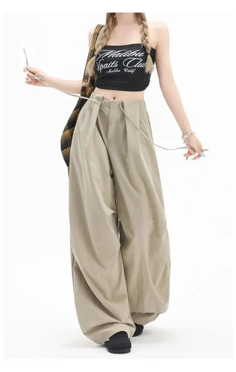Y2K Cargo Pants for Women Streetwear Baggy Sweatpants Harajuku