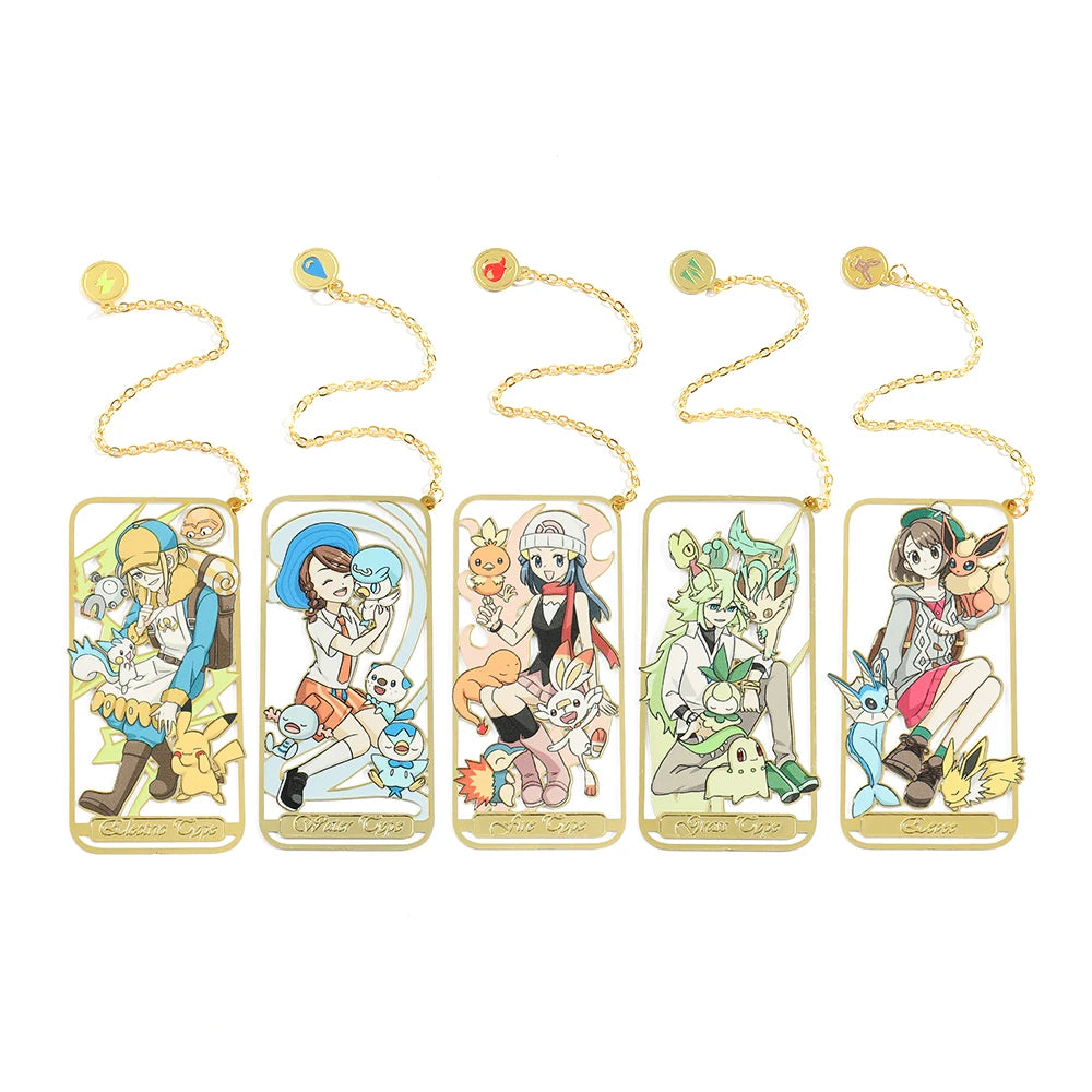 Cute Anime Pet Genie Book Mark Girl Fan Collection Metal Bookmarks Gift for Book Lover, Girl Book Accessories Reading Marker
