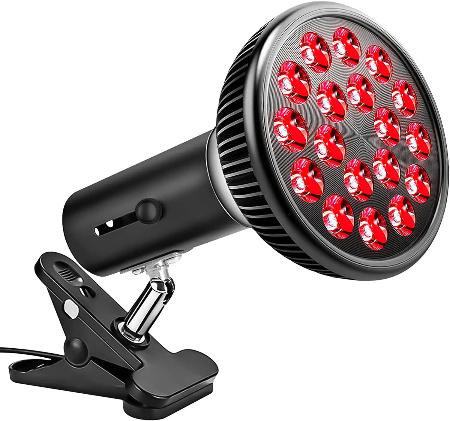 E27 LED Red 54W Light Therapy Lamp 660nm&850nm Infrared Bulb for Skin Care Pain Relief 360° Adjustable