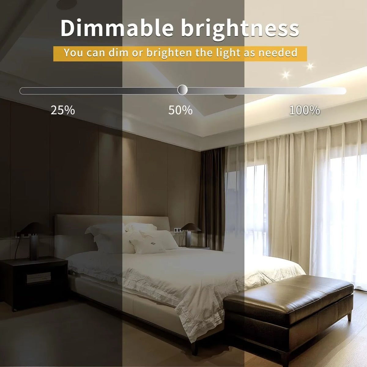 1M-5M USB LED Strip Light 5V 320LEDs/M COB Touch