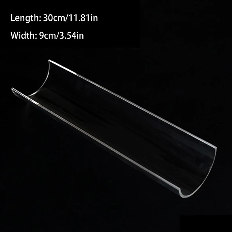 New Thickening 30CM Cake Roll Shaping Insert Mold U-shaped Transparent Retainer Semicircle Pastry Baking Kitchen Tool