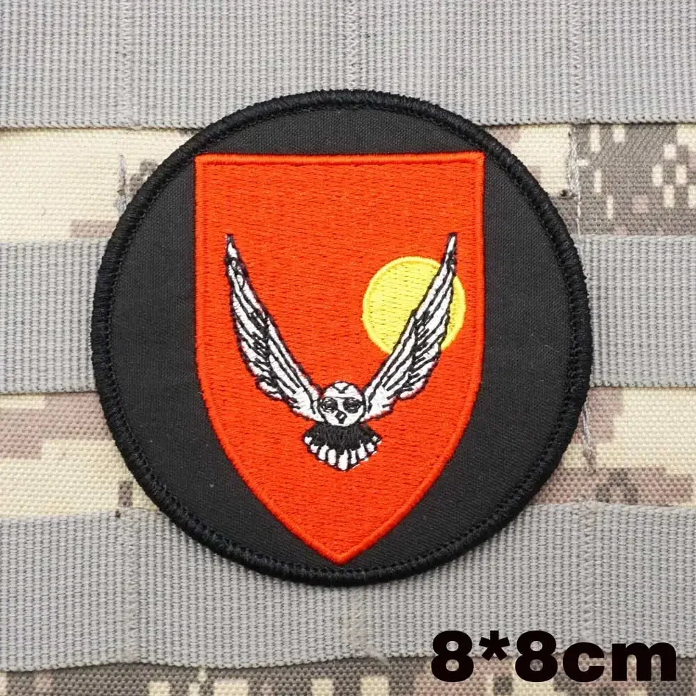 Israel Flag Embroidery Patch Hook and Loop Mlrs Army Morale Badge Israeli Language Outdoor Equipment Tactical Backpack Sticker