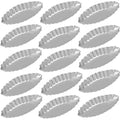 5/10/15pcs Boat Shape Egg Tart Mold Aluminum Cookies Fruit Cake Moulds For Kitchen Pudding Pastry Baking Decorating Tools