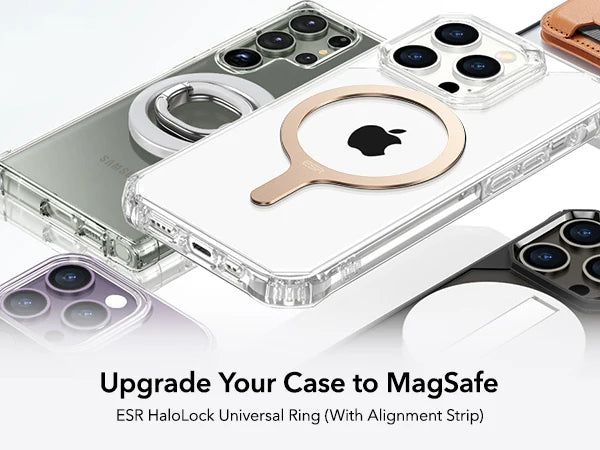 ESR for MagSafe Ring Magnet (HaloLock) Universal Magnetic Wireless Charger Kit for iPhone 17/16/15/14/13/12&Galaxy S26/25/24/23