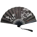 With Tassel Art Craft Style Foldable Hand Fan Portable Folding Fan Wedding Party Photo Props Guest Gifts Home Decor Craft