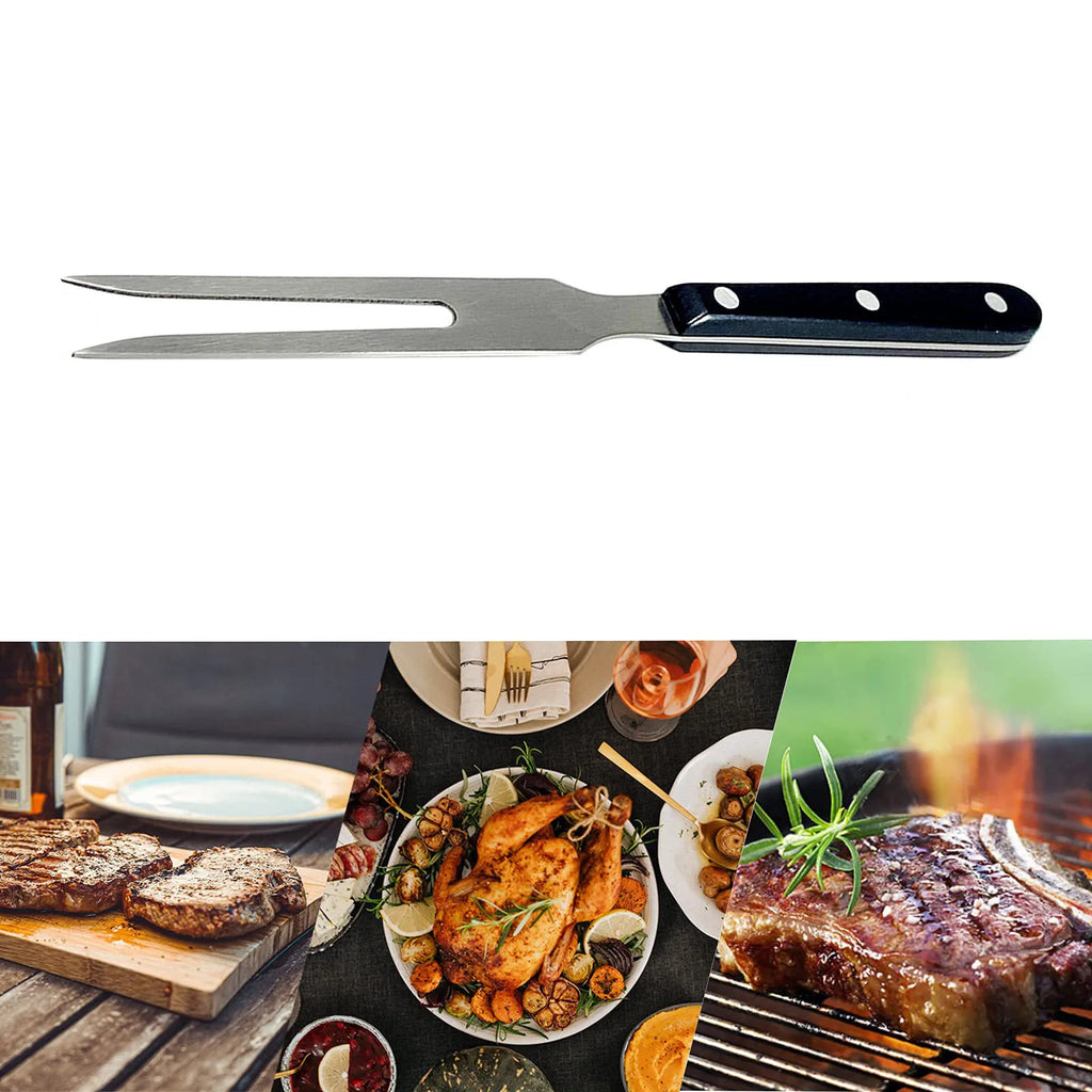 Dinning Table Runner Set Carving Fork Meat Forks 10 Inch Long Stainless Steel Forks For BBQ Barbecue Serving Cooking Grilling