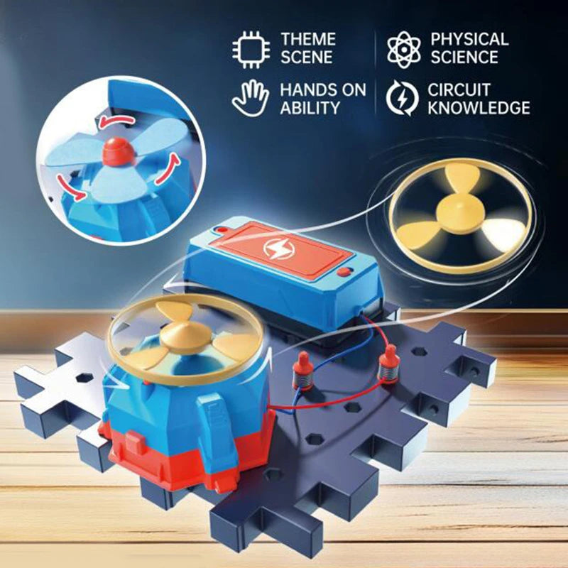 Science Toy DIY Electronic Blocks Kits Children Circuits Educational