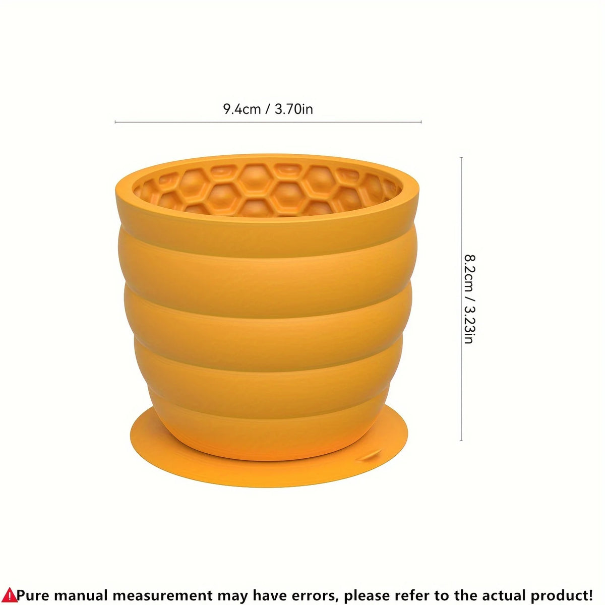 Silicone Slow Feeder  Dog Bowl with Suction Cup - Non-Slip, Healthy Eating Pet Dish for Small Breeds
